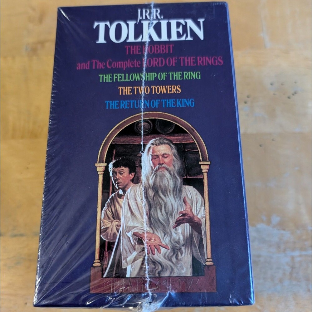 J.R.R Tolkien Box Set The Hobbit and The Lord Of The Rings Trilogy 1982 New Open